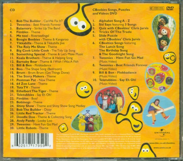 My Cbeebies Album Bbc (Bob Aggiustatutto/Teletubbies) Dvd & Cd Ottimo ...